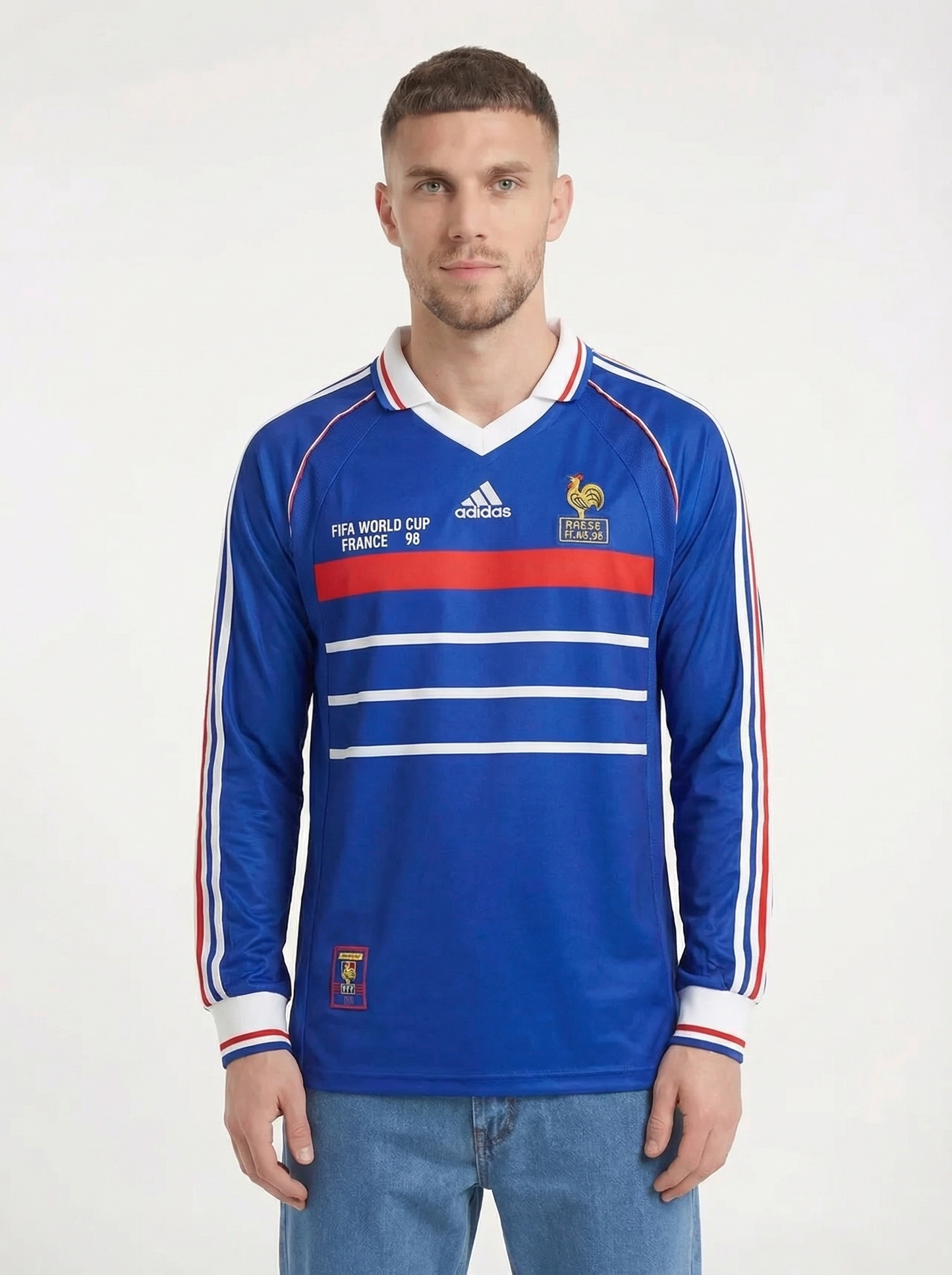 CAMISETA CLÁSICA MANGA LARGA FRANCIA 1998