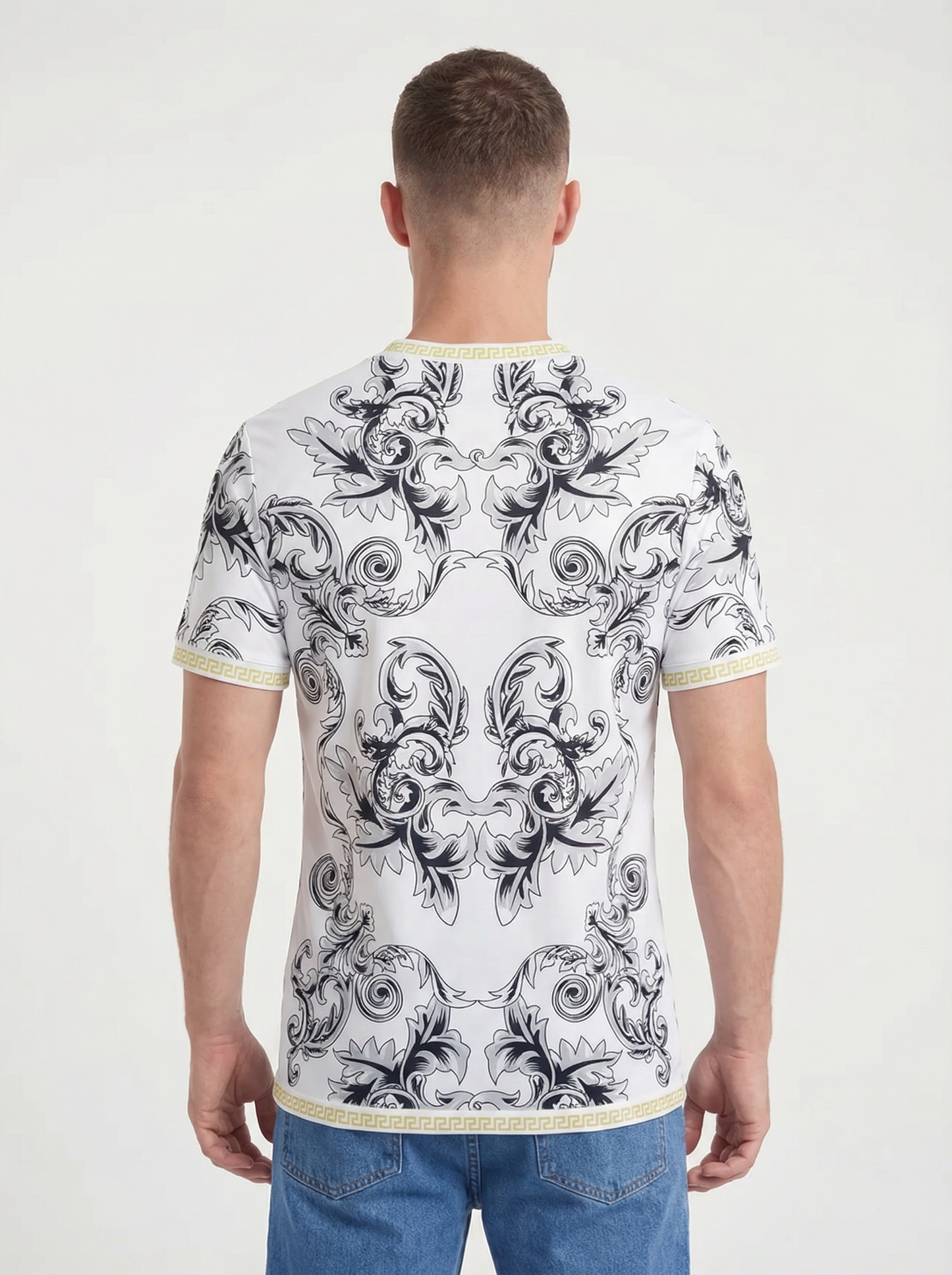 ITALIA 2023 CONCEPTO CAMISETA DE LOCAL BLANCA VERSACE
