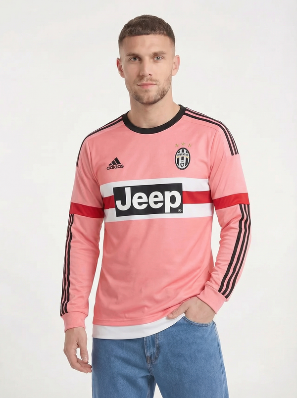 CAMISETA CLÁSICA DE MANGA LARGA DE VISITANTE JUVENTUS TURÍN 2015-16