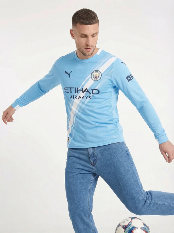 CAMISETA LOCAL MANCHESTER CITY MANGA LARGA 2025/26