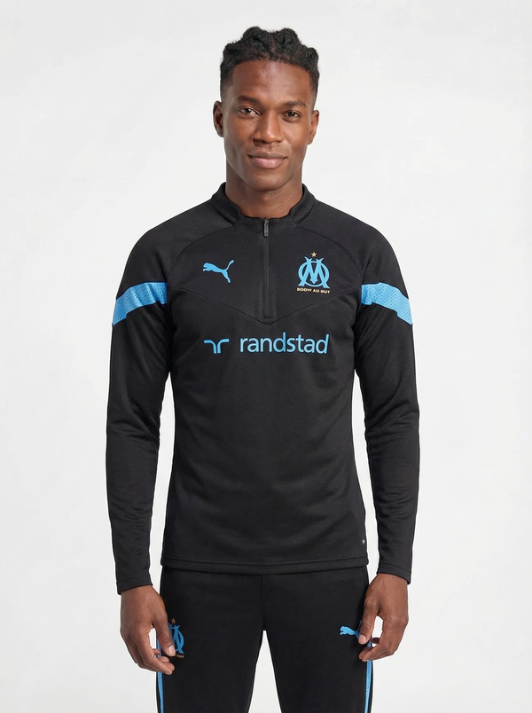 CHÁNDAL NEGRO Y AZUL DEL OLYMPIQUE DE MARSELLA