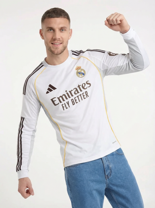 CAMISETA LOCAL MANGA LARGA REAL MADRID 2025/26