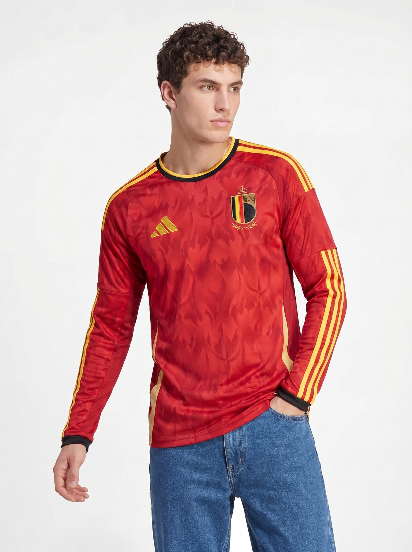 CAMISETA DE LOCAL MANGA LARGA BÉLGICA 2026