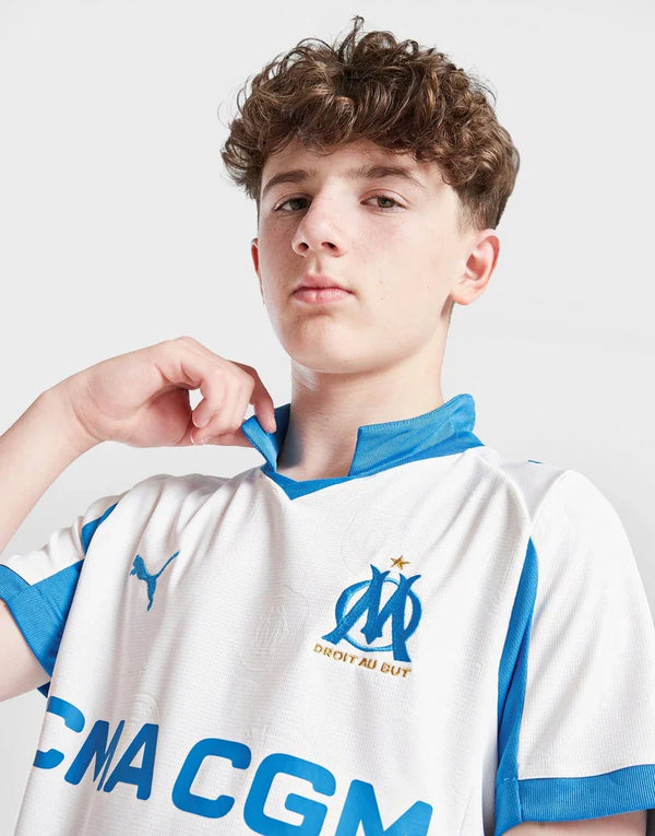 CAMISETA PUMA OLYMPIQUE DE MARSELLA 2025/26 PRIMERA EQUIPACIÓN JUNIOR