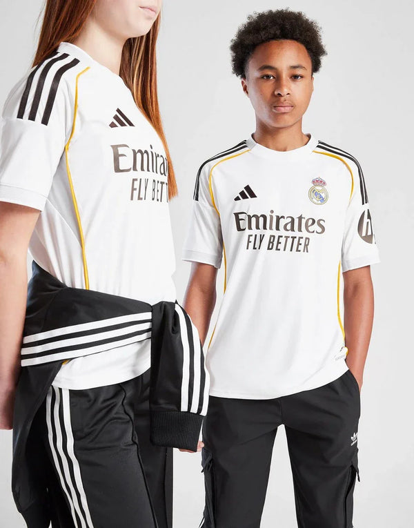 CAMISETA DE LOCAL ADIDAS REAL MADRID 2025/26 JÚNIOR