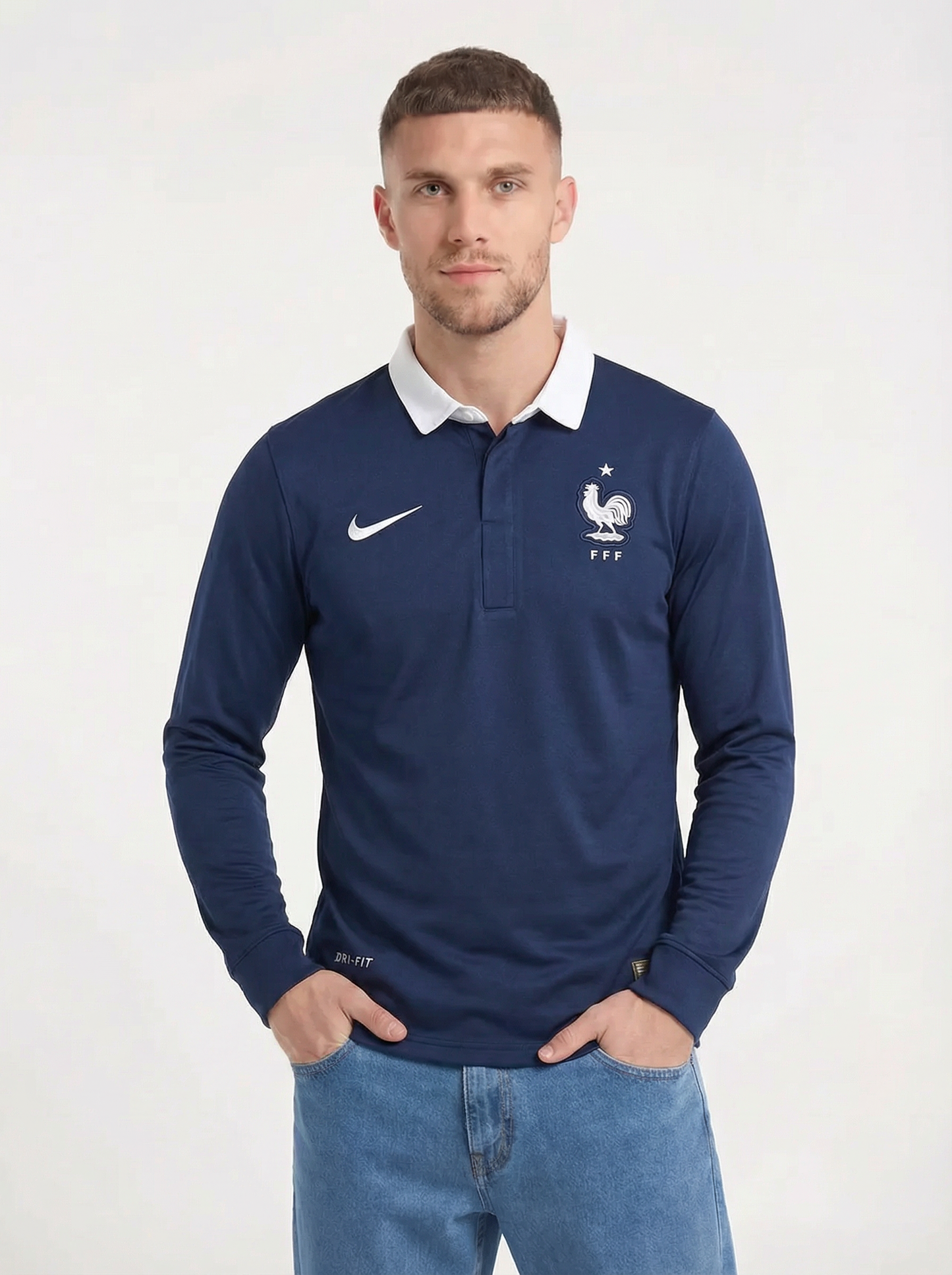 CAMISETA CLÁSICA FRANCIA MANGA LARGA 2014