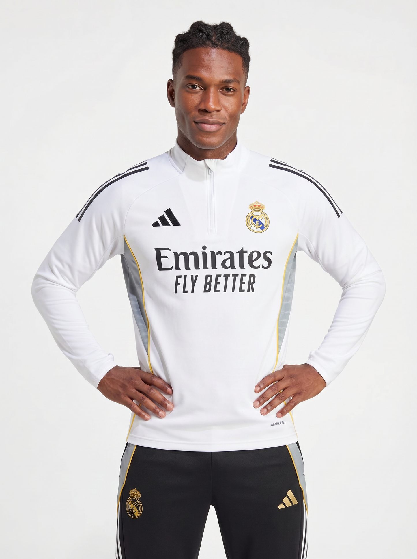 CHÁNDAL BLANCO Y NEGRO DEL REAL MADRID 2025/2026