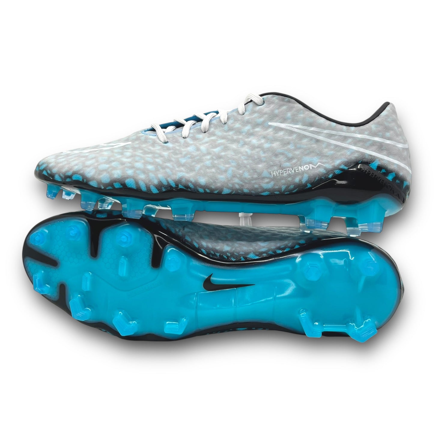 BOTAS DE FÚTBOL HYPERVENOM PHANTOM RGN FG EDICIÓN HYDRA NEGRO NARANJA