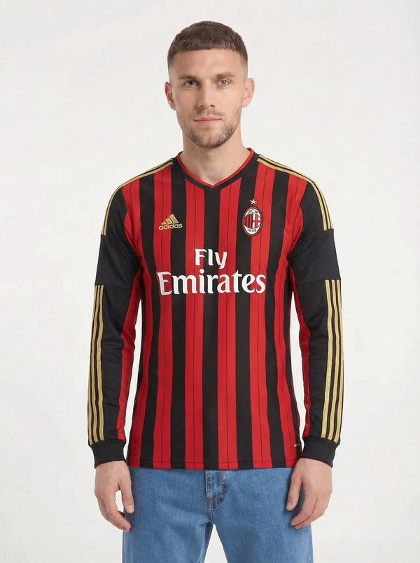 CAMISETA CLÁSICA DE MANGA LARGA AC MILAN 2013-14