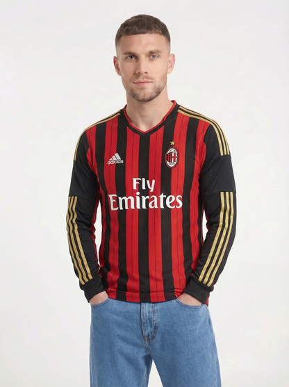 CAMISETA CLÁSICA DE MANGA LARGA AC MILAN 2013-14