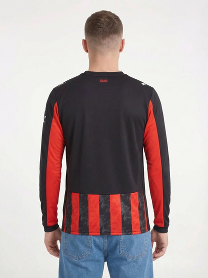 CAMISETA LOCAL MANGA LARGA AC MILAN 2025/26