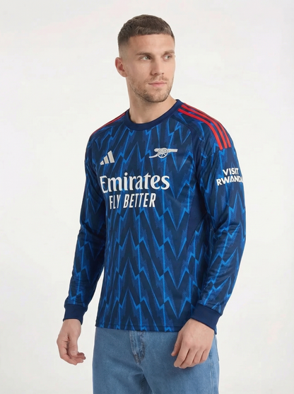 CAMISETA VISITANTE MANGA LARGA ARSENAL 2025/26
