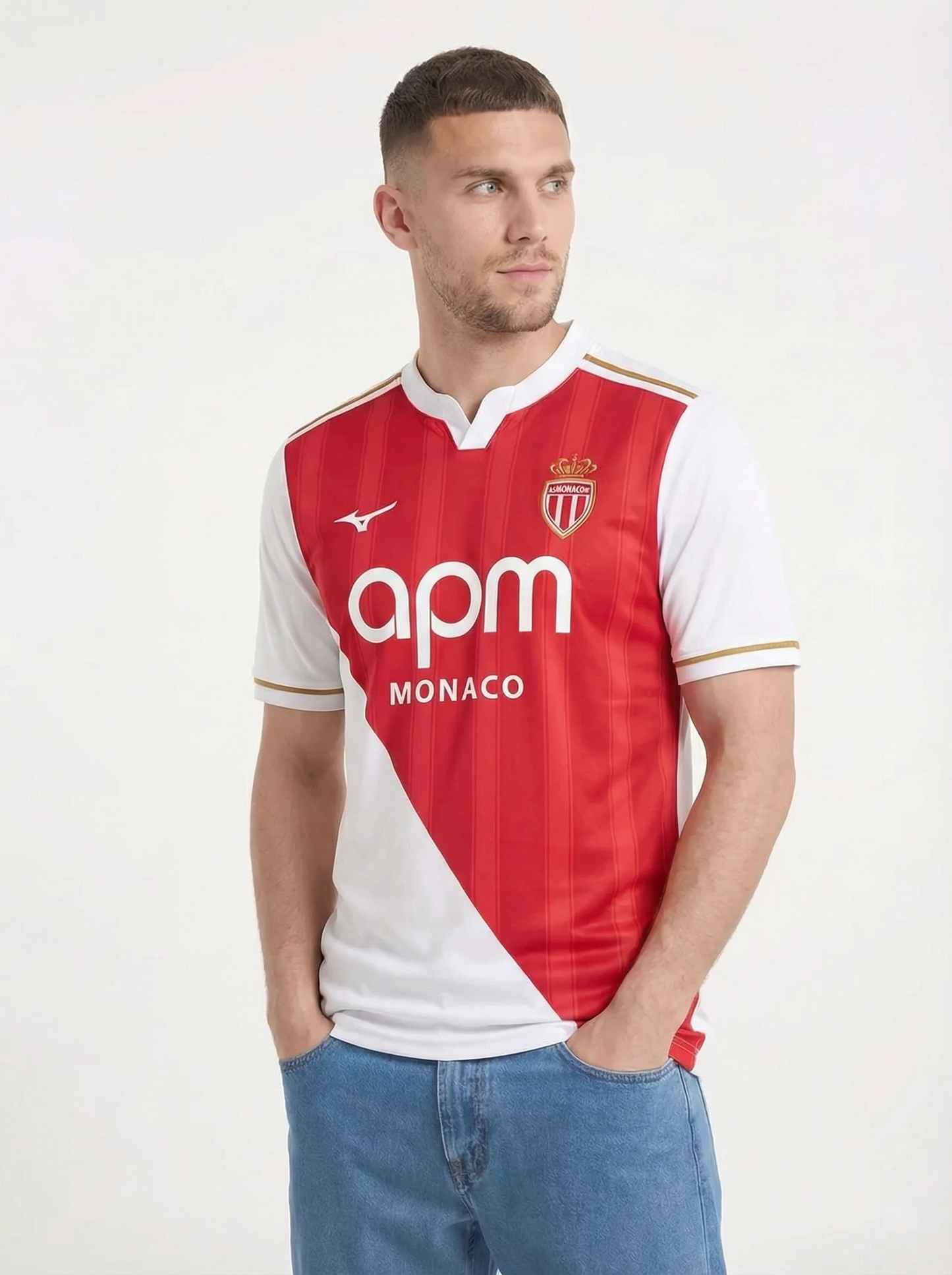 CAMISETA LOCAL AS MONACO 2025/26