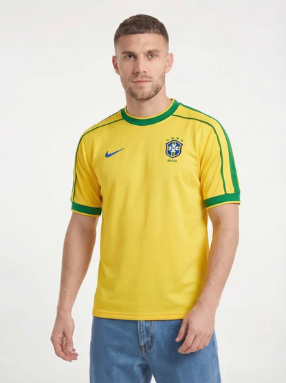 CAMISETA RETRO BRASIL MUNDIAL 1998