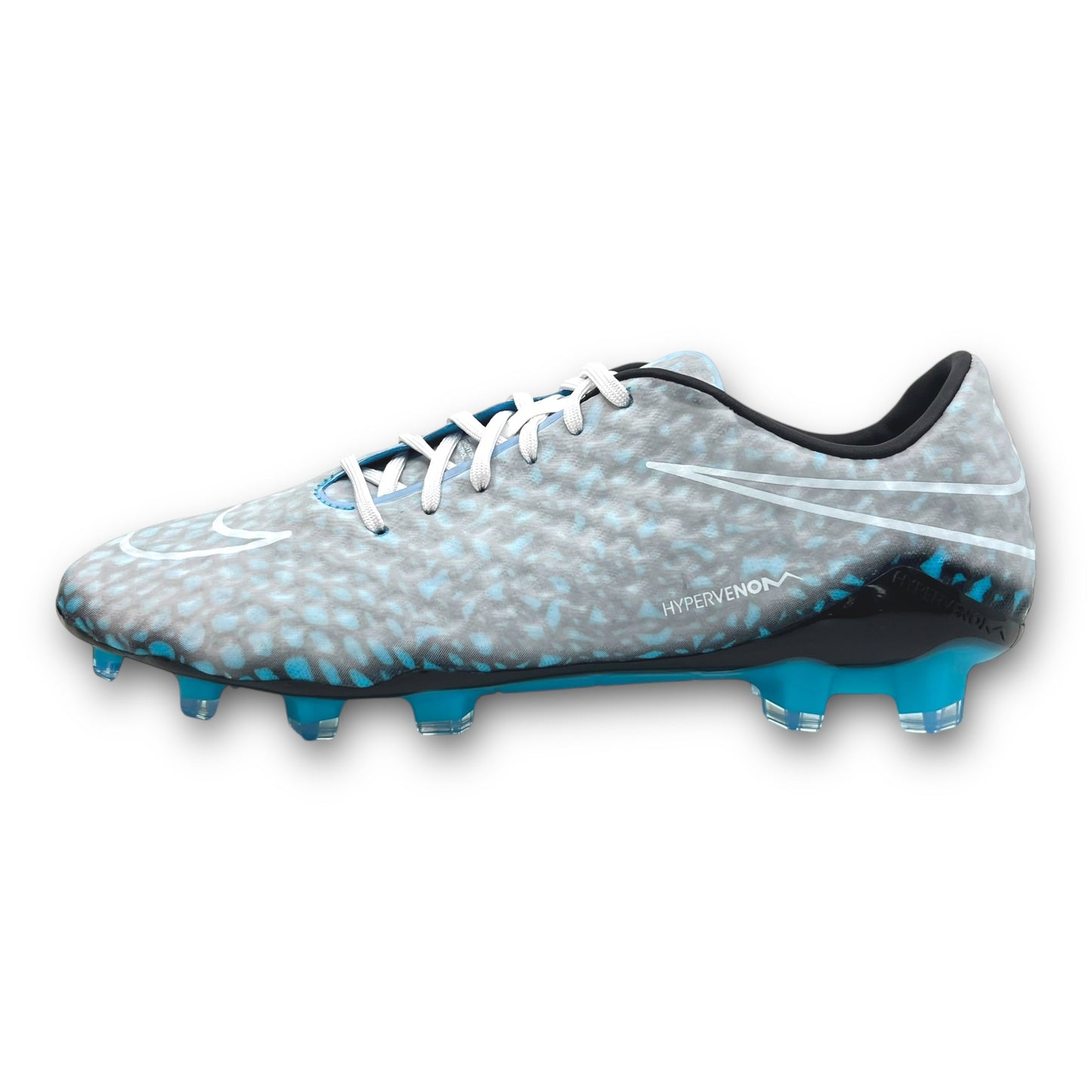 BOTAS DE FÚTBOL HYPERVENOM PHANTOM RGN FG EDICIÓN HYDRA NEGRO NARANJA
