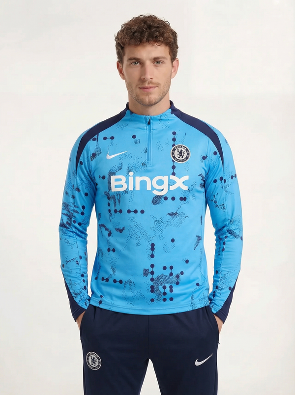 CHÁNDAL AZUL CLARO Y OSCURO DEL CHELSEA