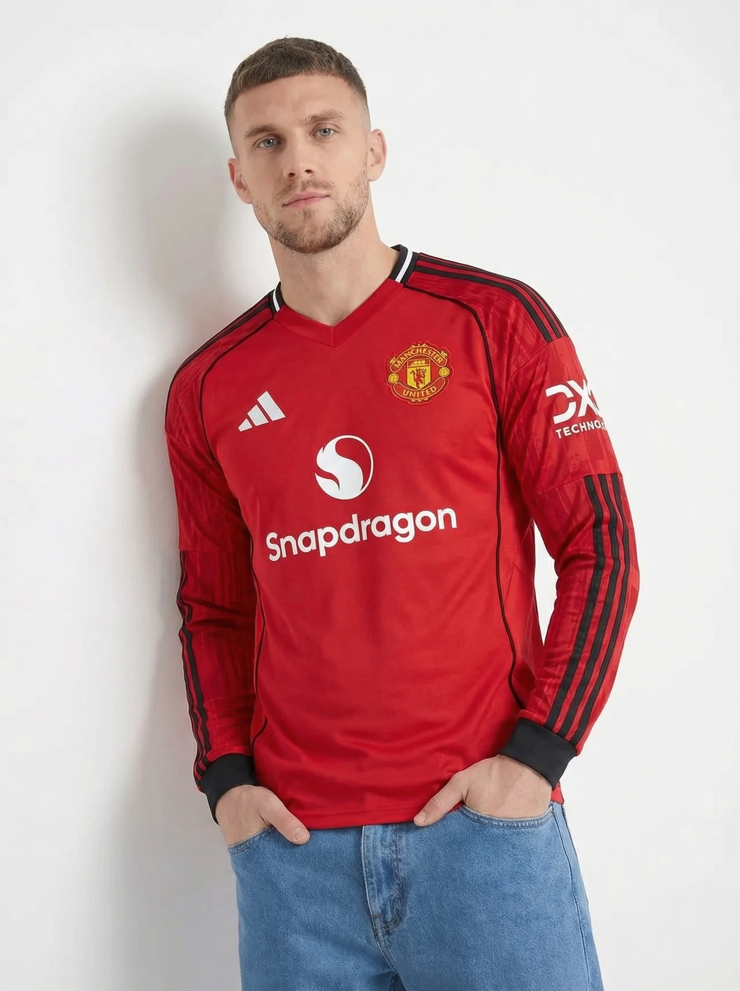 CAMISETA DE LOCAL MANCHESTER UNITED 2025/26 MANGA LARGA