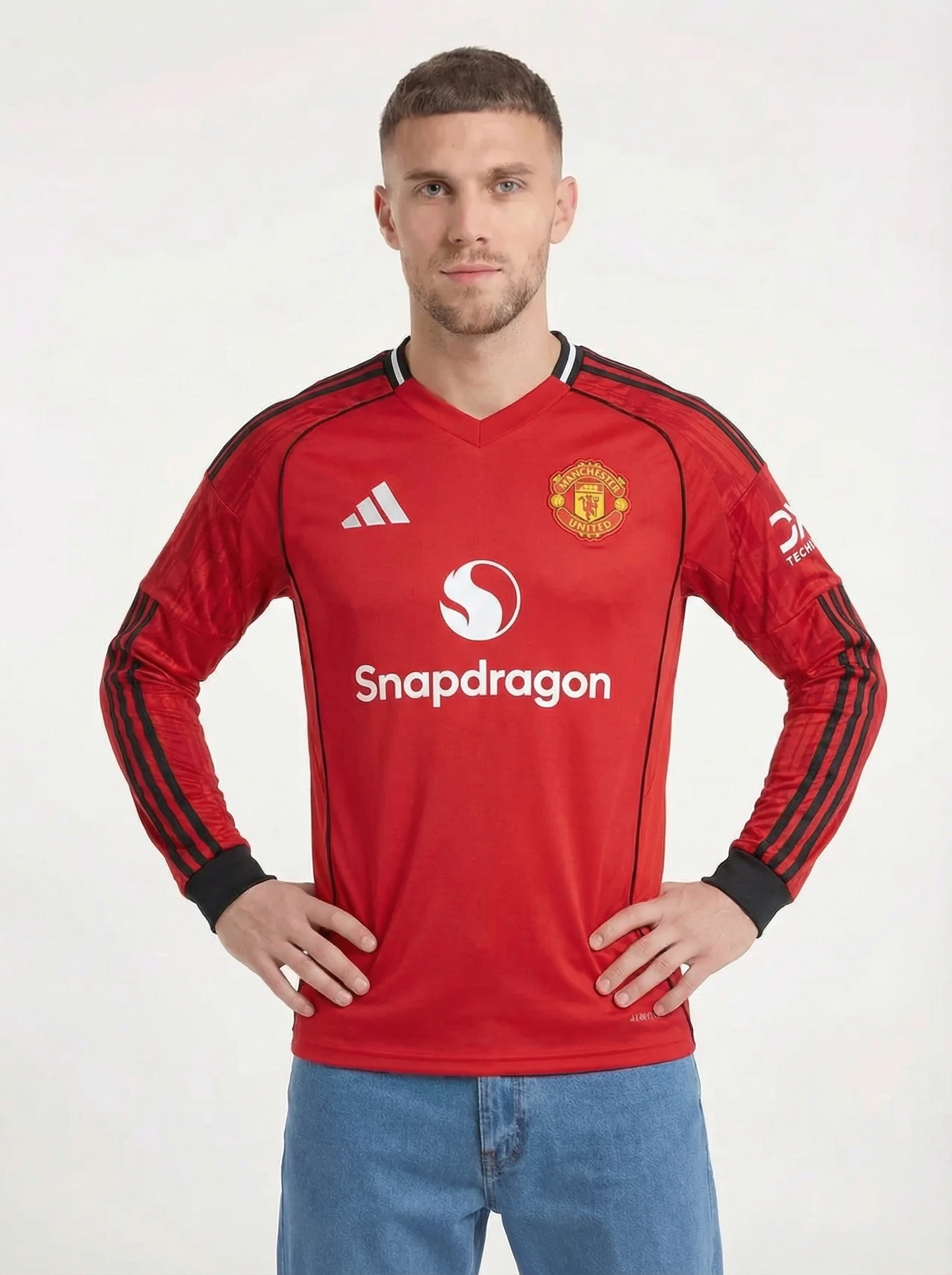 CAMISETA DE LOCAL MANCHESTER UNITED 2025/26 MANGA LARGA