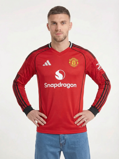 CAMISETA DE LOCAL MANCHESTER UNITED 2025/26 MANGA LARGA