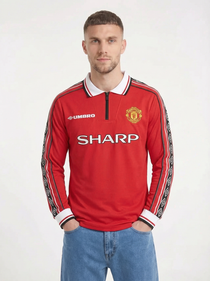 CAMISETA CLÁSICA MANCHESTER UNITED FC MANGA LARGA 1998-99