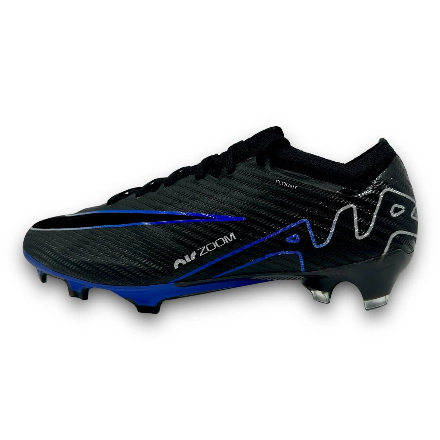 BOTAS DE FÚTBOL NIKE MERCURIAL VAPOR 15 ELITE FG NEGRO AZUL