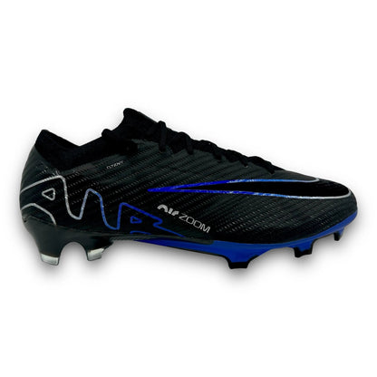 BOTAS DE FÚTBOL NIKE MERCURIAL VAPOR 15 ELITE FG NEGRO AZUL