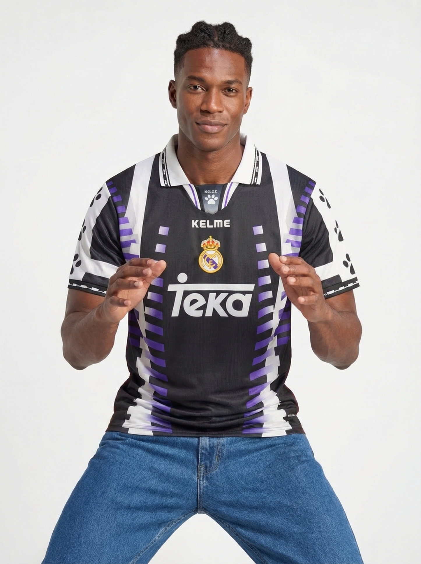 CAMISETA TERCERA EQUIPACIÓN REAL MADRID 1997/98