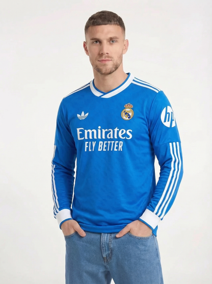 CAMISETA TERCERA MANGA LARGA REAL MADRID 2025/26