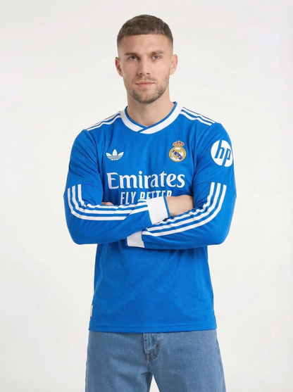 CAMISETA TERCERA MANGA LARGA REAL MADRID 2025/26