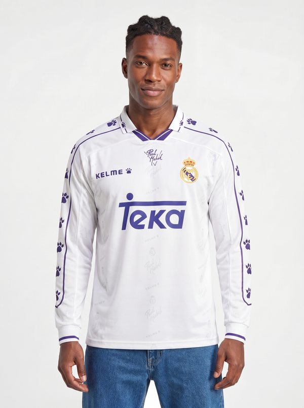 CAMISETA DE MANGA LARGA CLÁSICA DEL REAL MADRID 1994