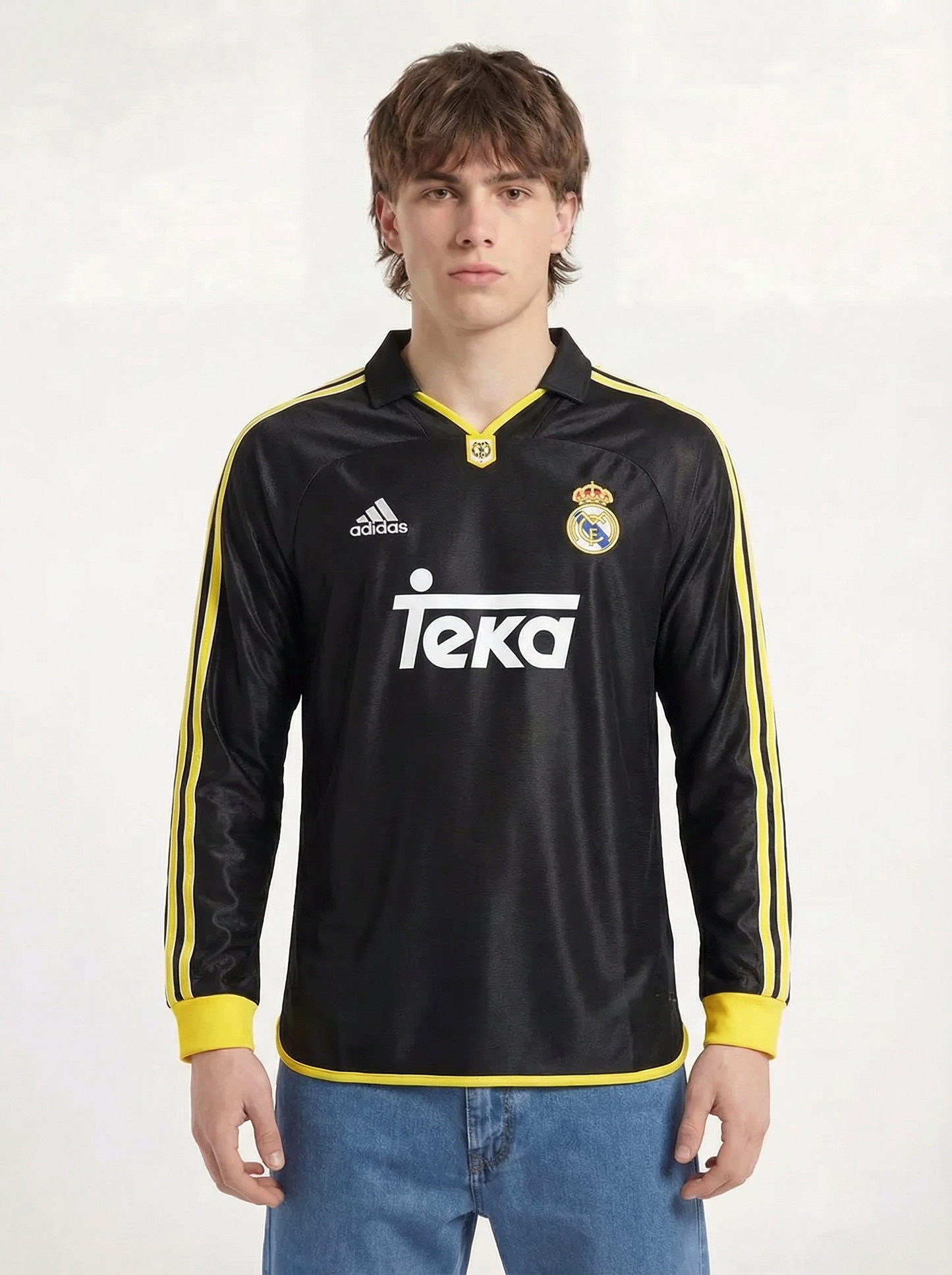 CAMISETA REAL MADRID CLÁSICA MANGA LARGA 1998-99