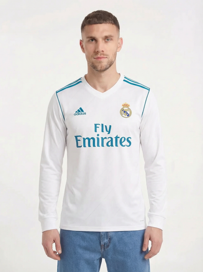 CAMISETA CLÁSICA DE MANGA LARGA REAL MADRID 2017-18