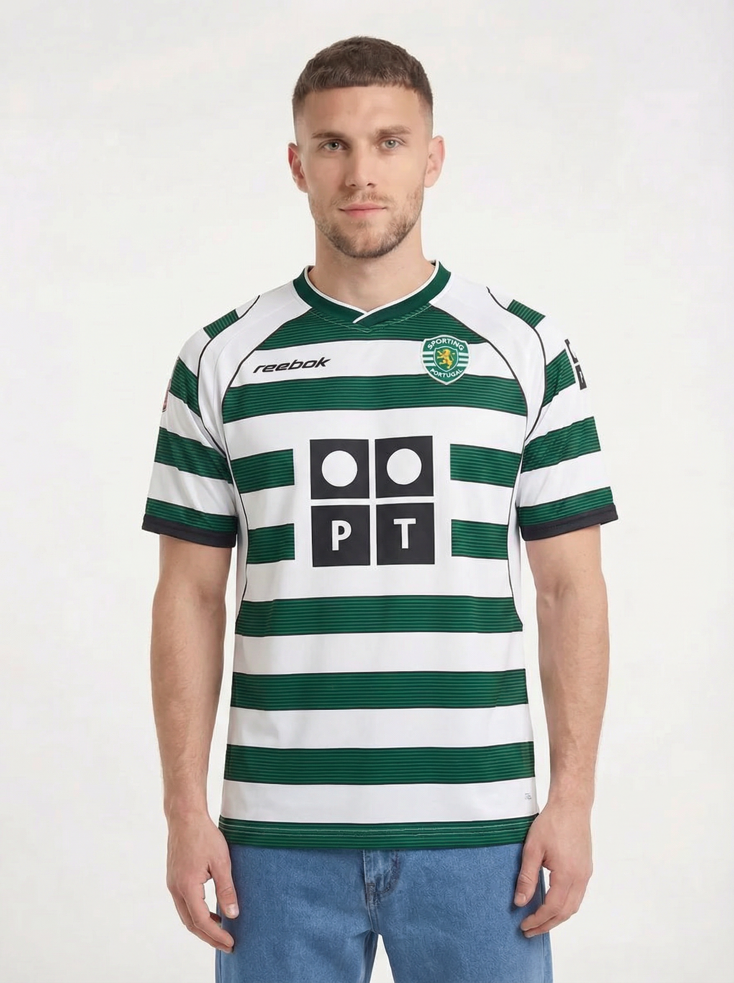 CAMISETA RETRO LOCAL SPORTING DE LISBOA 2001-03