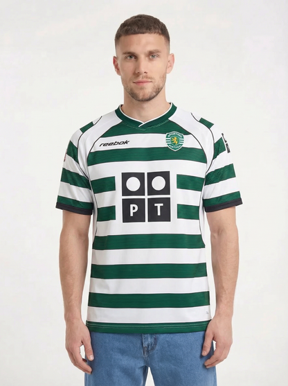 CAMISETA RETRO LOCAL SPORTING DE LISBOA 2001-03