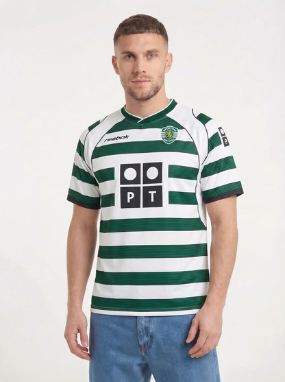 CAMISETA RETRO LOCAL SPORTING DE LISBOA 2001-03