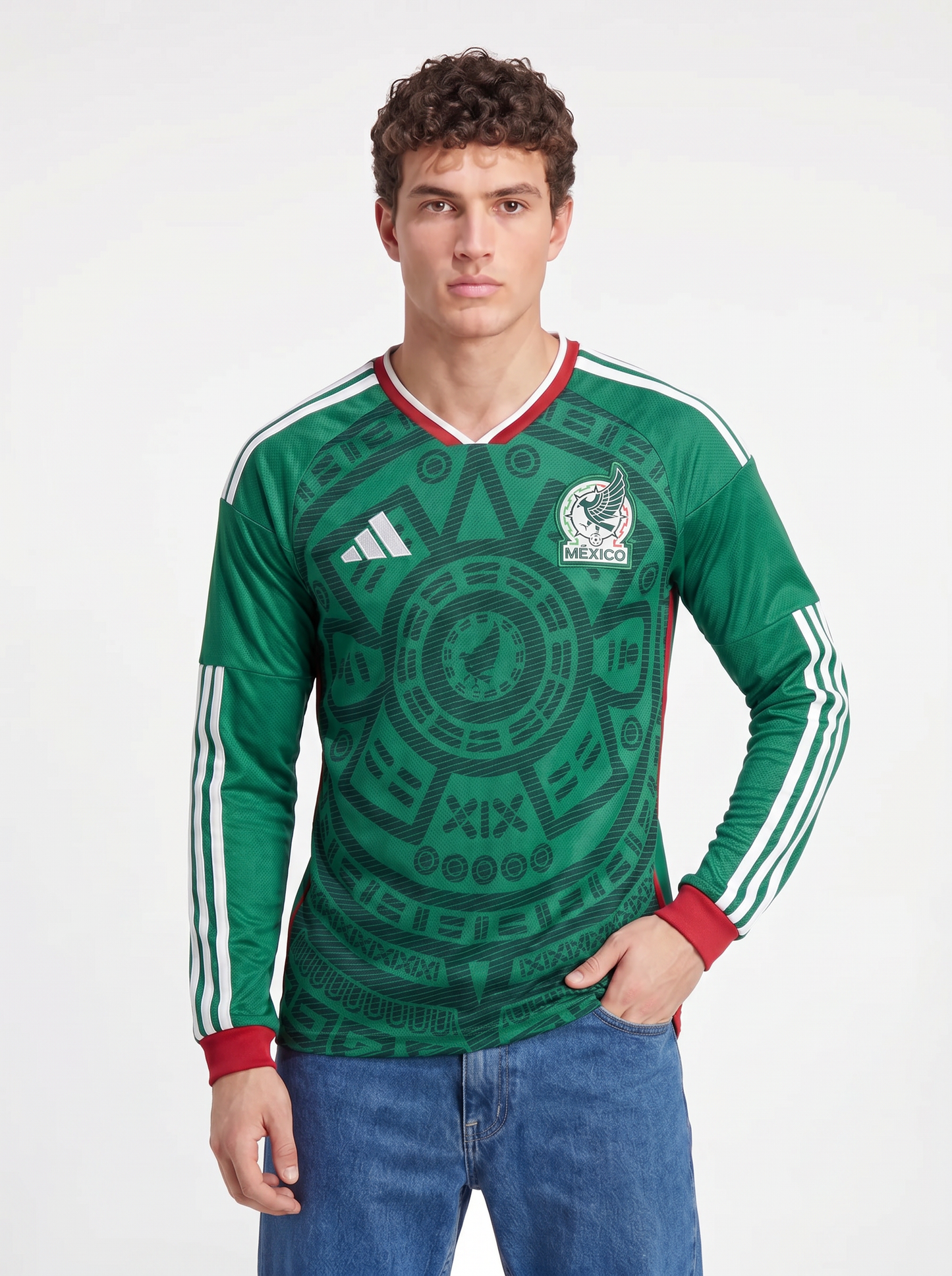 CAMISETA DE LOCAL DE MANGA LARGA MÉXICO 2026