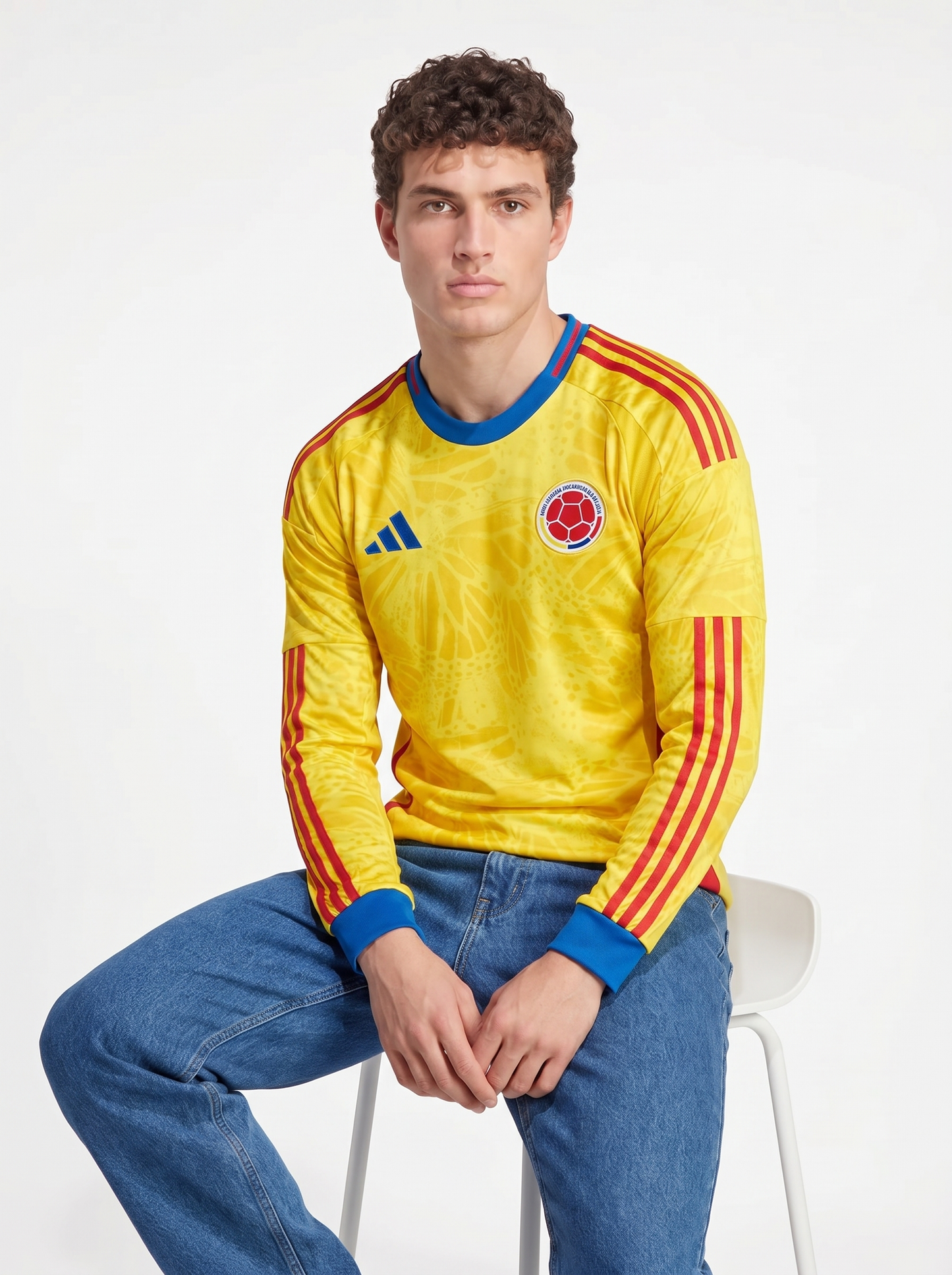 CAMISETA DE LOCAL MANGA LARGA COLOMBIA 2026
