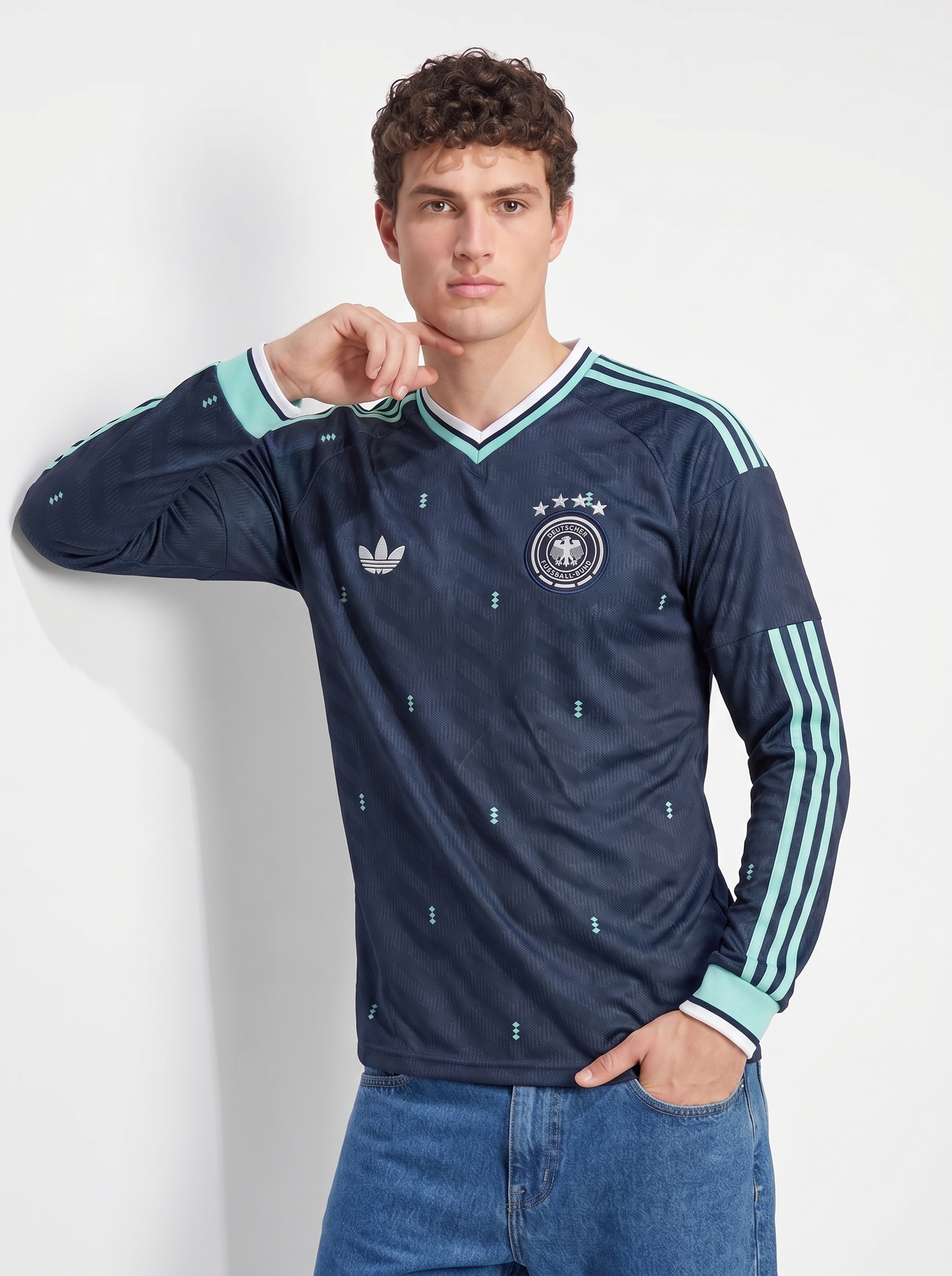CAMISETA VISITANTE MANGA LARGA ALEMANIA 2026
