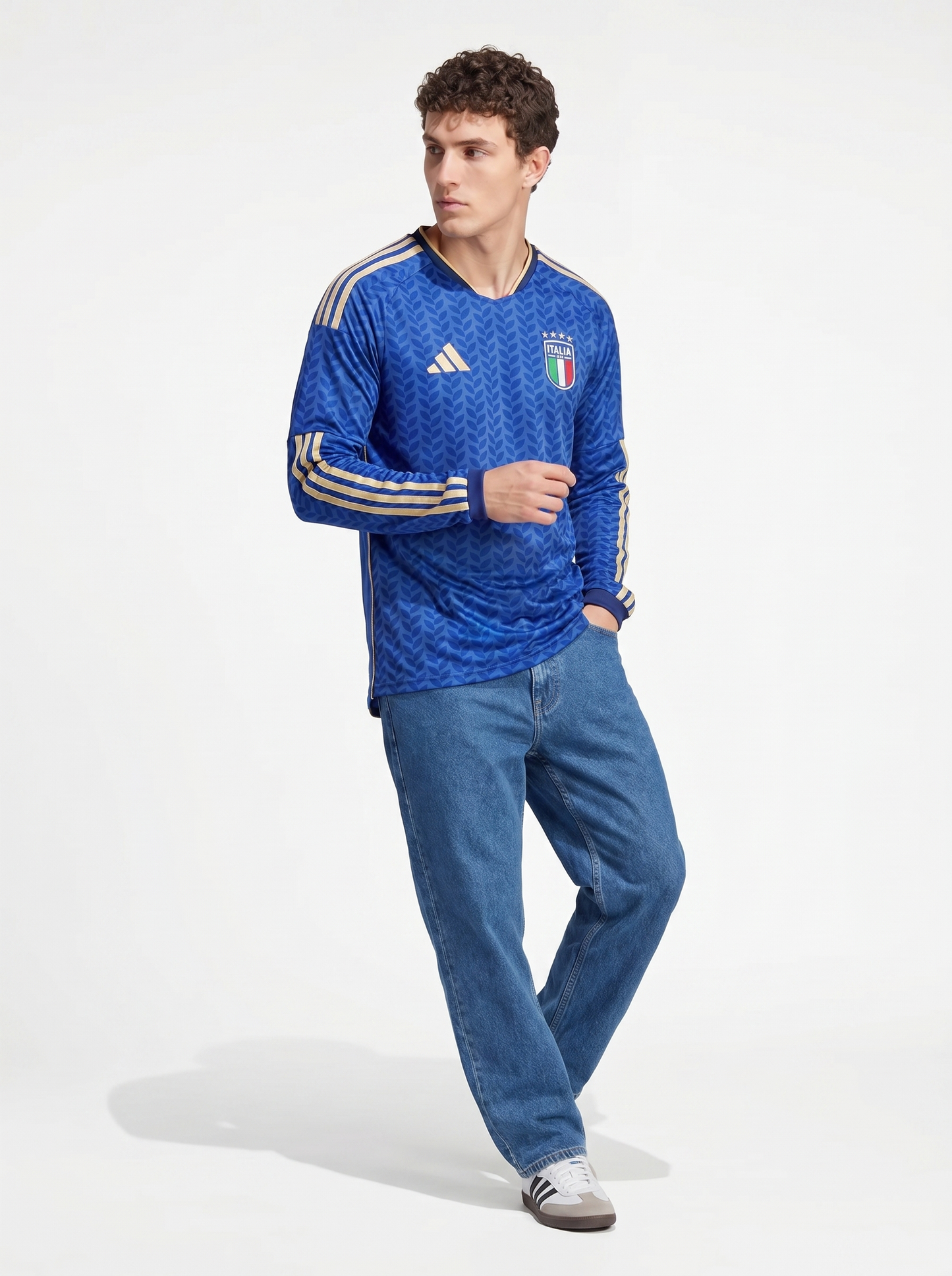 CAMISETA DE LOCAL MANGA LARGA ITALIA 2026