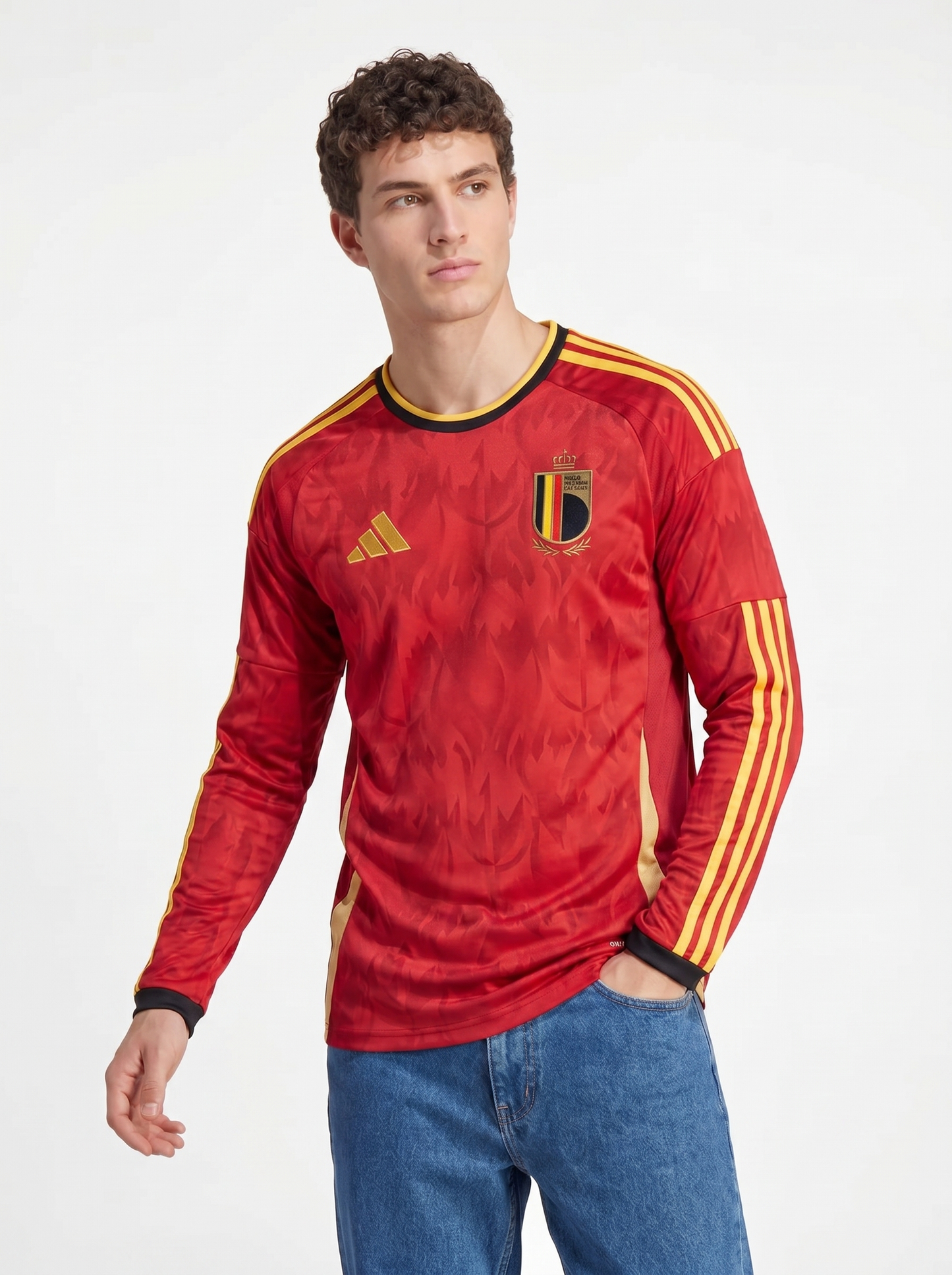 CAMISETA DE LOCAL MANGA LARGA BÉLGICA 2026