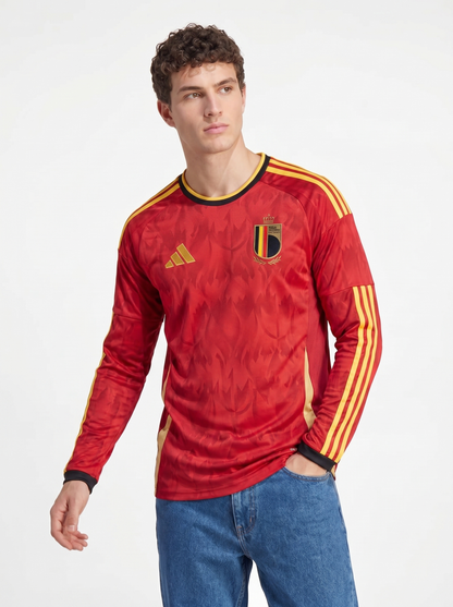 CAMISETA DE LOCAL MANGA LARGA BÉLGICA 2026