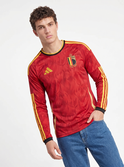 CAMISETA DE LOCAL MANGA LARGA BÉLGICA 2026