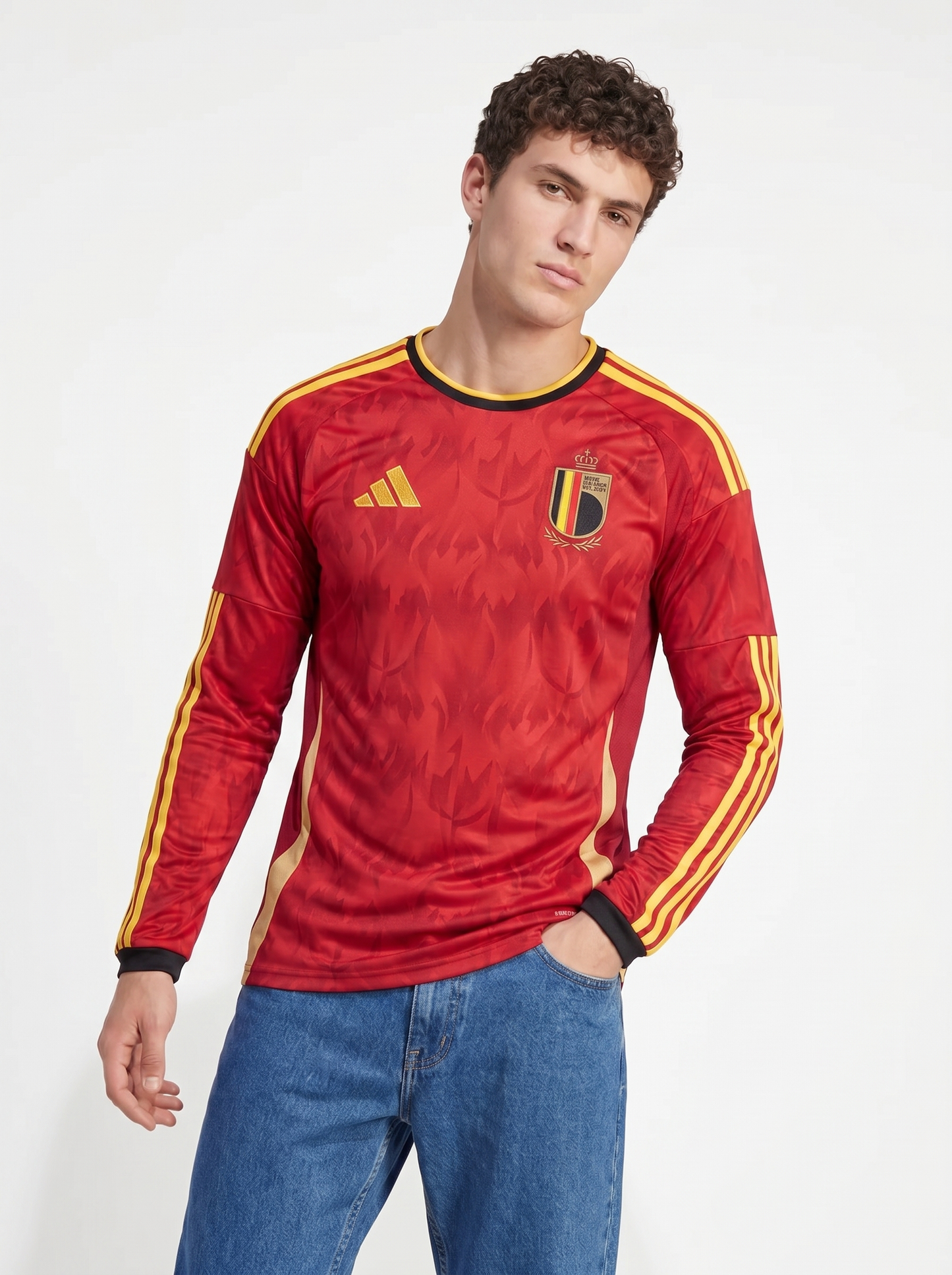 CAMISETA DE LOCAL MANGA LARGA BÉLGICA 2026