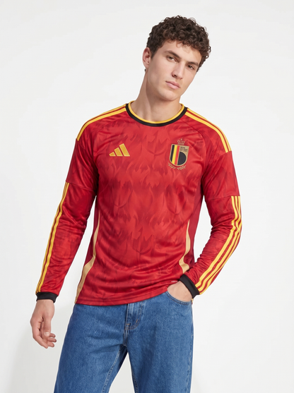 CAMISETA DE LOCAL MANGA LARGA BÉLGICA 2026