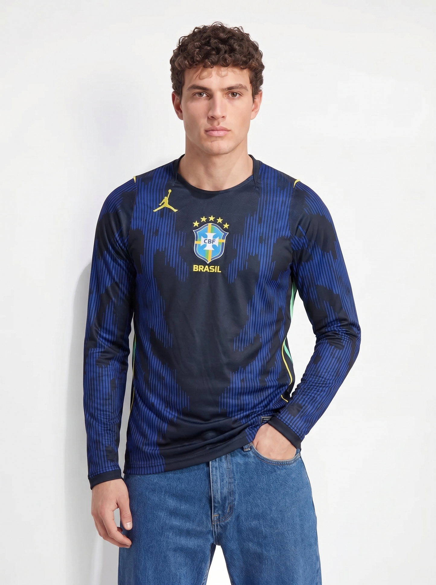 CAMISETA BRASIL 2026/27 MANGA LARGA LOCAL