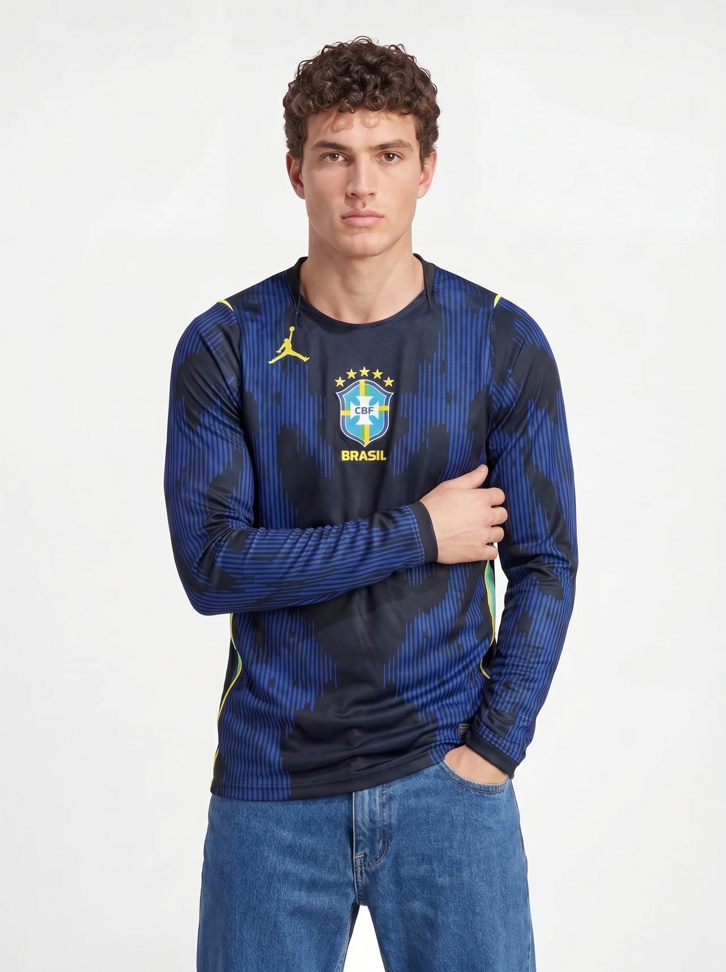 CAMISETA BRASIL 2026/27 MANGA LARGA LOCAL