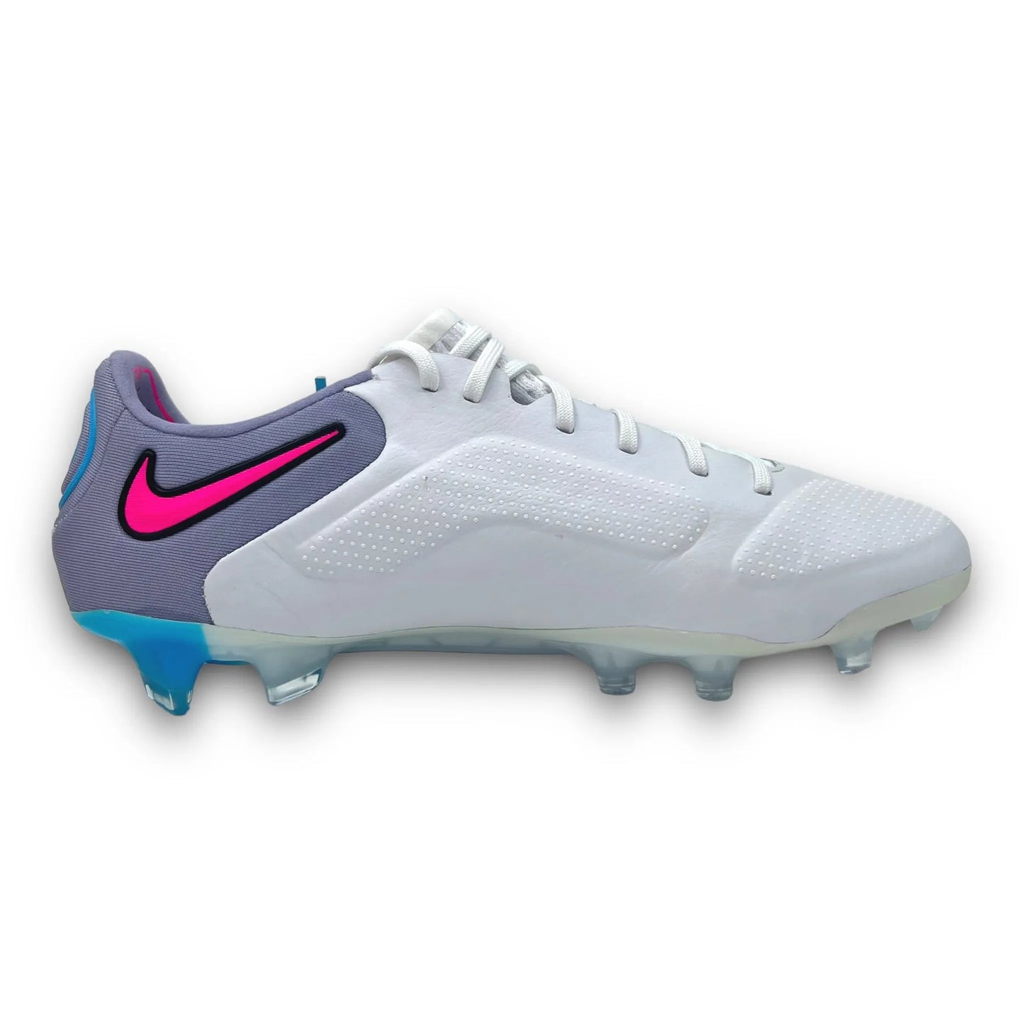BOTAS DE FÚTBOL TIEMPO LEGEND 9 FG BLANCO AZUL