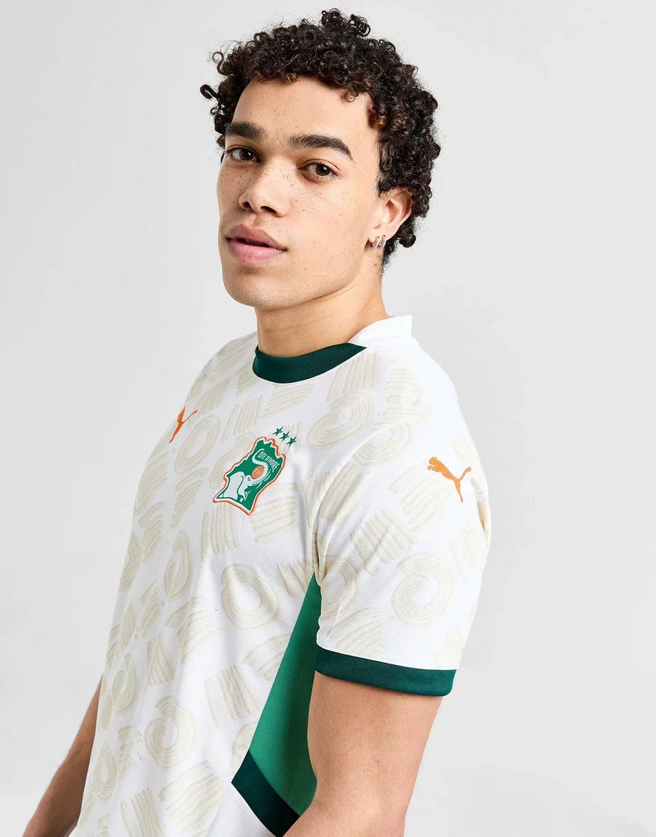 CAMISETA DE VISITANTE DE COSTA DE MARFIL 2025