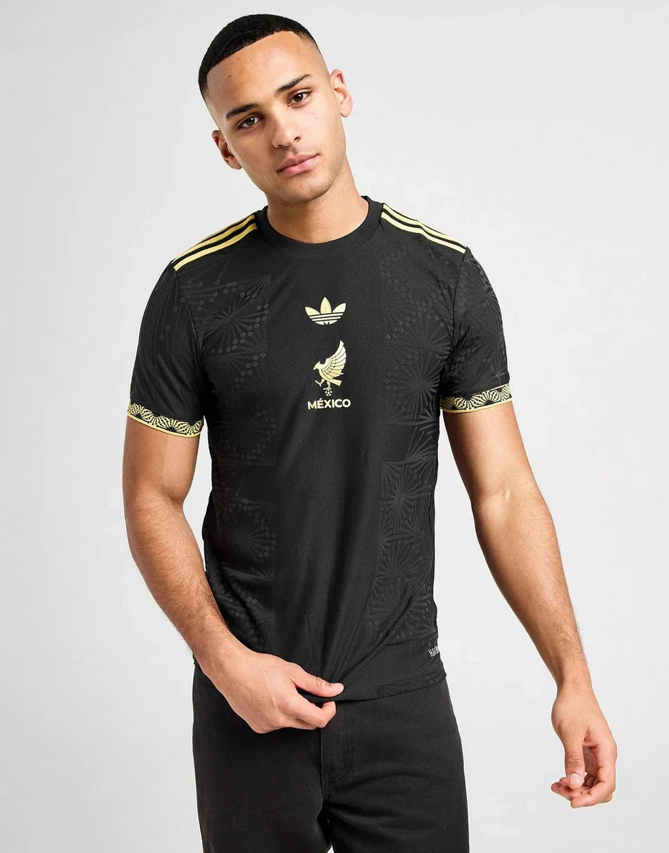 CAMISETA DORADA ADIDAS ORIGINALS MÉXICO