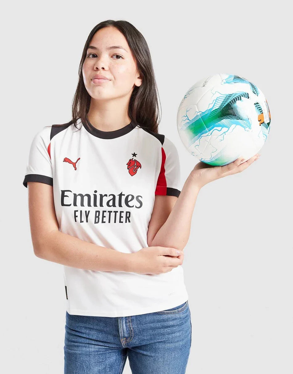 CAMISETA DE VISITANTE JUNIOR PUMA AC MILAN 2025/26
